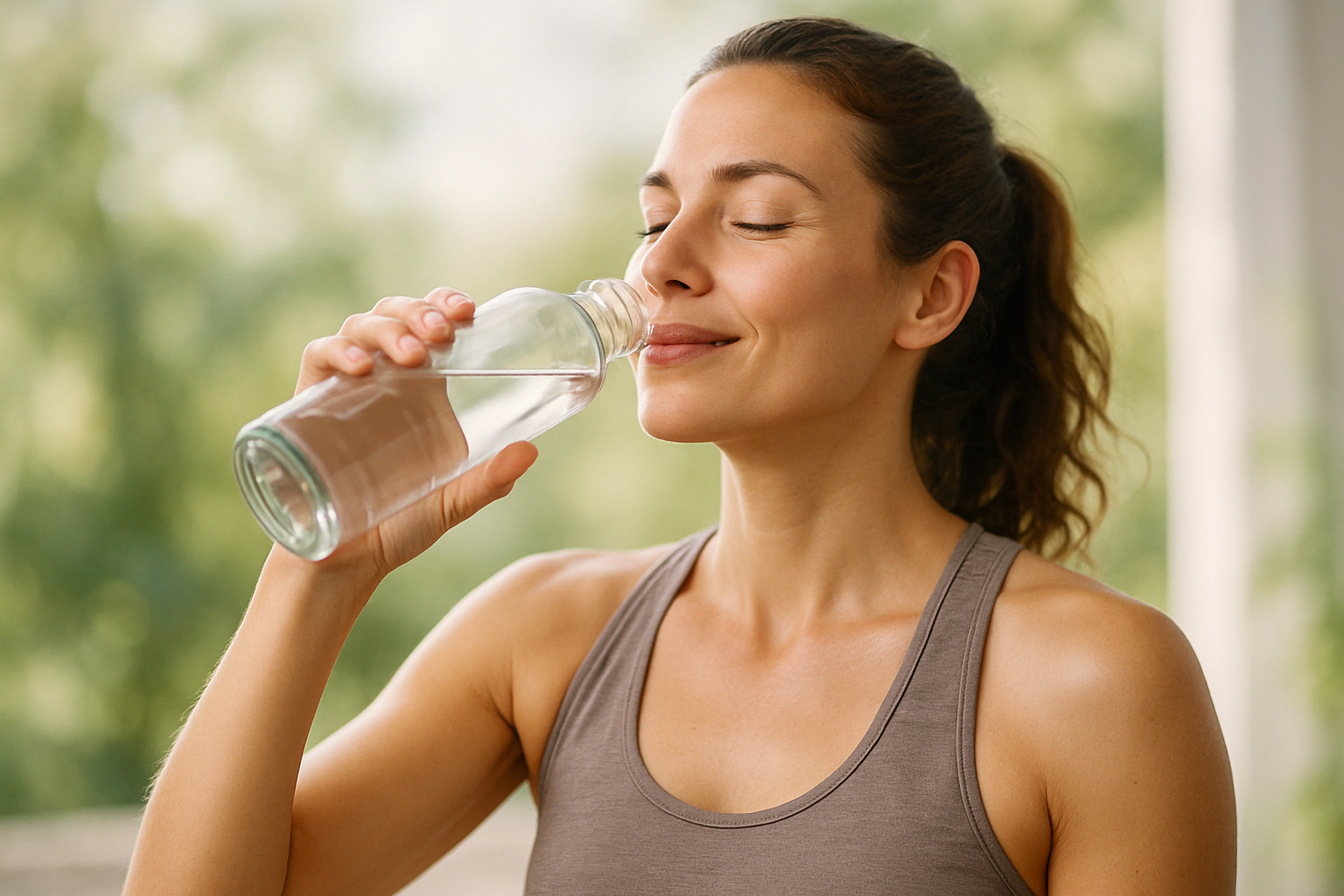 MAKE ME A WOMAN NEING HEALTH AND DRINKING WATER IT HAS TO BE REALISTIC